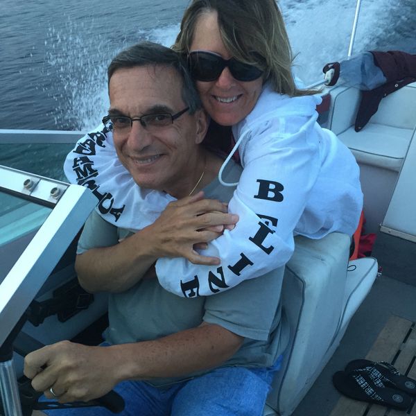 Christian Coach and Her husband on a boat enjoying God's beautiful creation