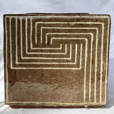 square ceramic plate