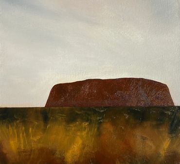 painting of Uluru