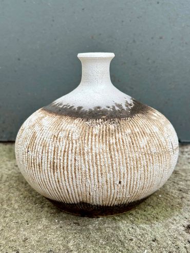 Obvara raku vase