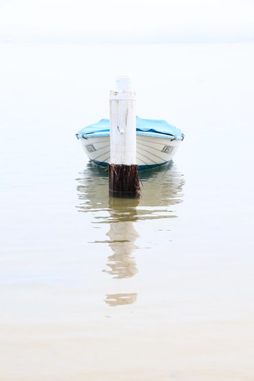 photo of moored boat