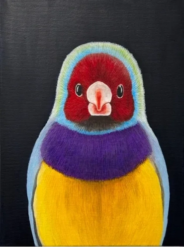 painting of a bird