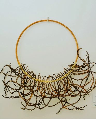 natural fibre wall hanging