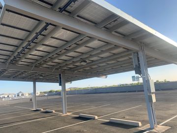 We can provide full turnkey solar carports.