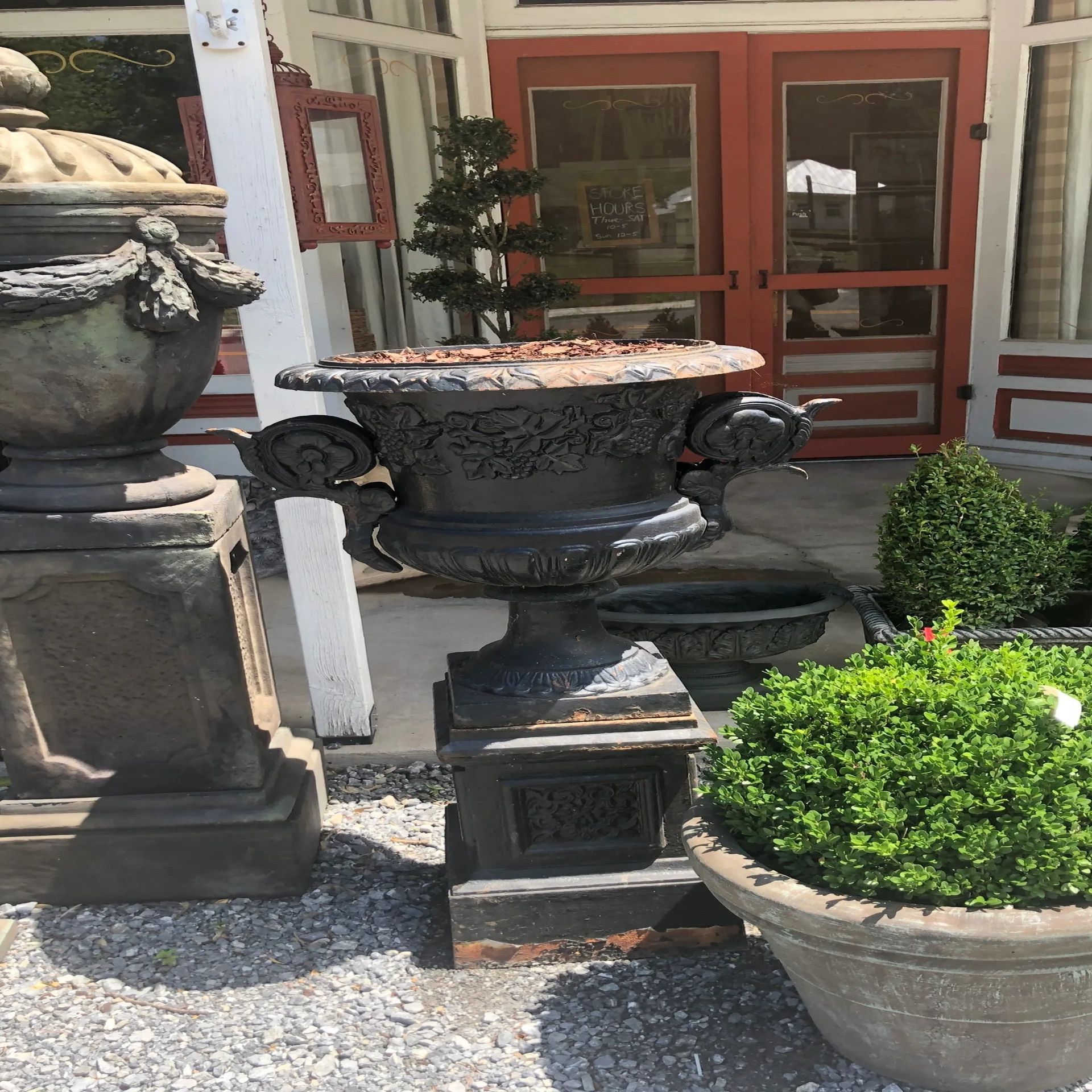 garden statuary and antiques