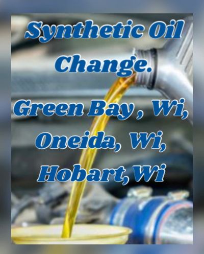 Providing oil change for Hobart Wisconsin Green Bay Wisconsin and Oneida Wisconsin 