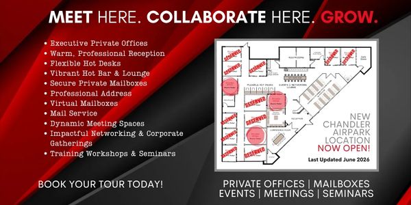 Office floorplan with available and occupied suites at MyCityOffice