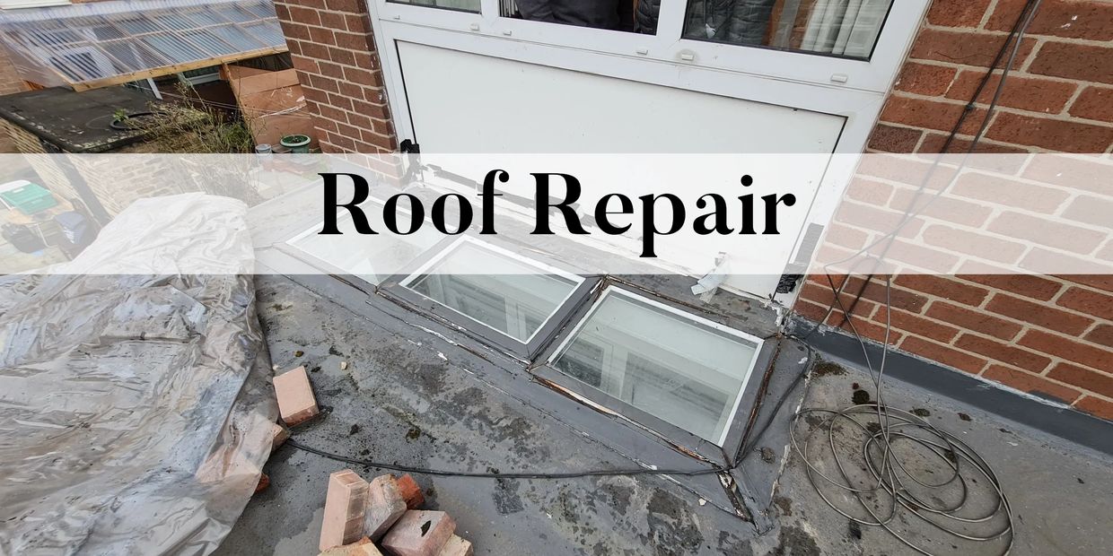 Replacement of a window in a flat roof made of GRP fibre glass