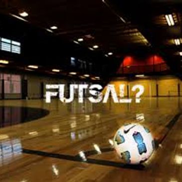 Futsal ball on a basketball court