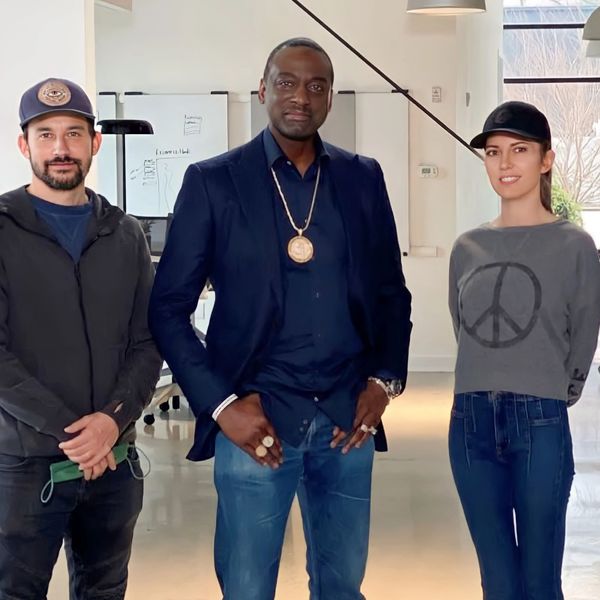 Left to right: DP Christian Ortega, lead subject Yusef Salaam, Director Amanda Kazzy Cryer