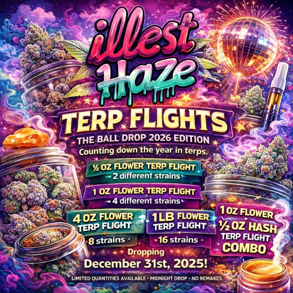 2026 New Year - Terp Flights — Half OZ Flower