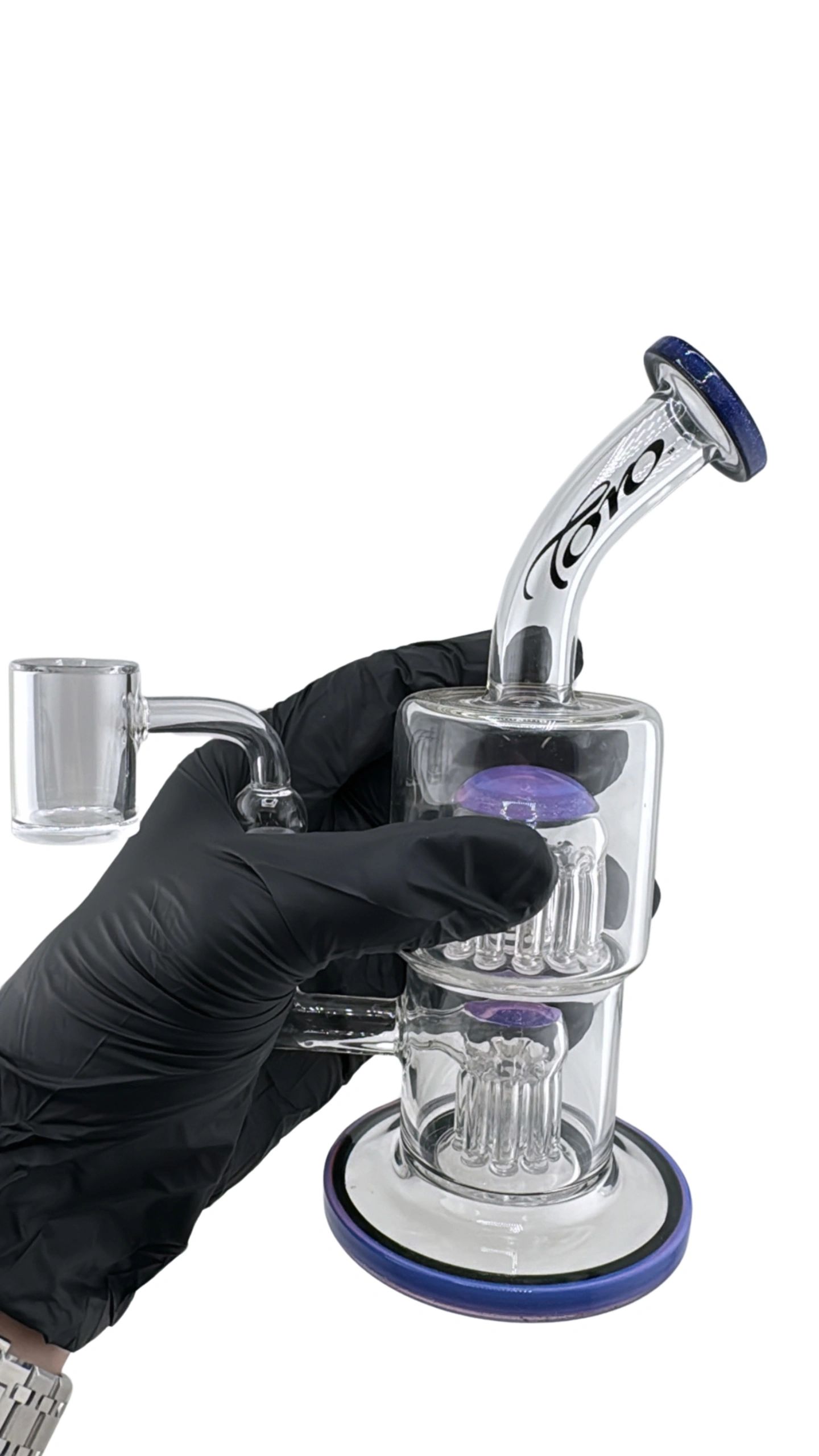 Toro Glass - Double 7/13 Micro w/ Toro 25mm Grail Banger product photo 1