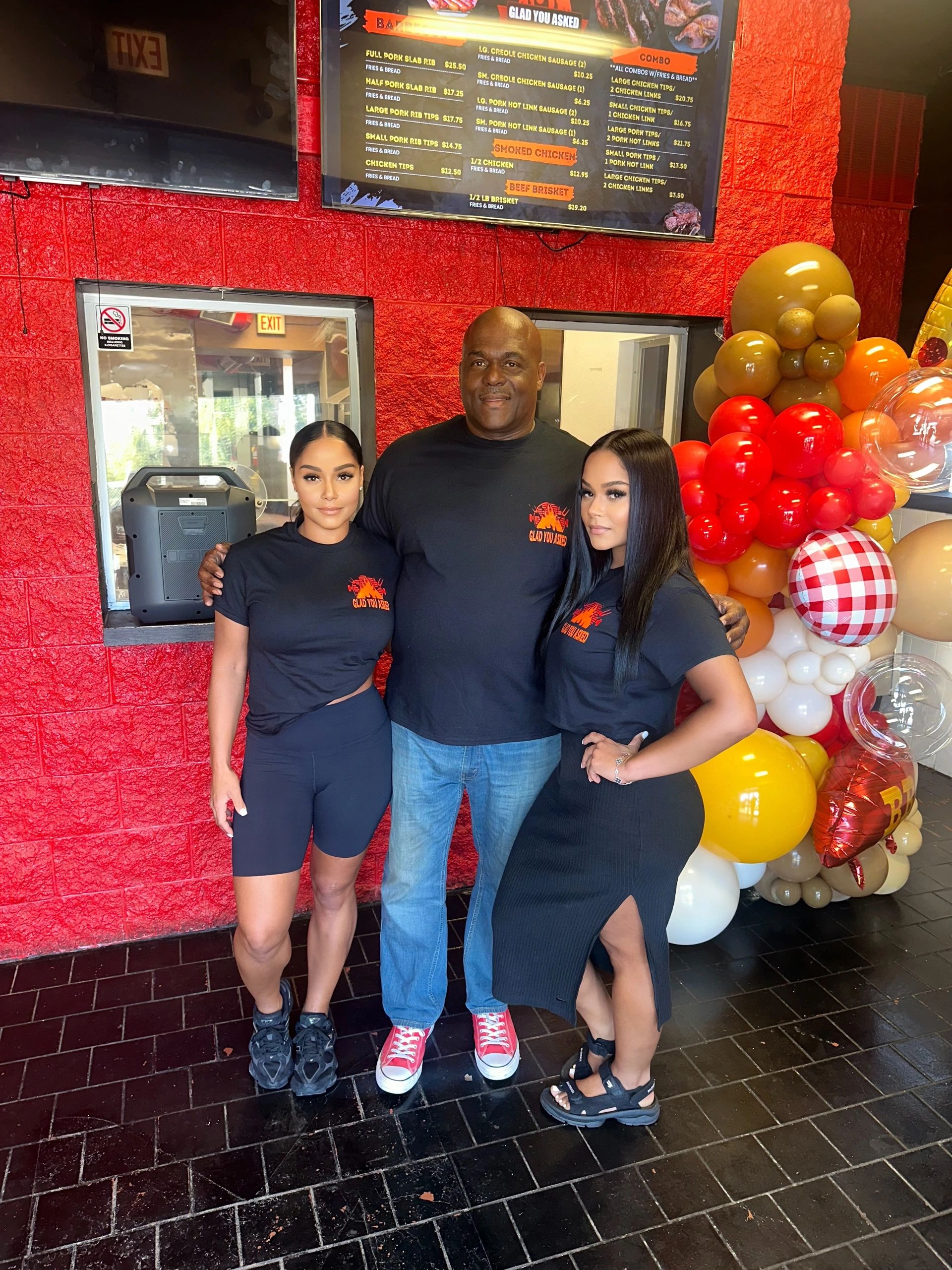 From Left To Right: Dona, Damon, & Dana