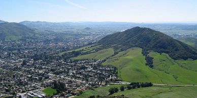 Outdoor scene of San Luis Obispo, CA 