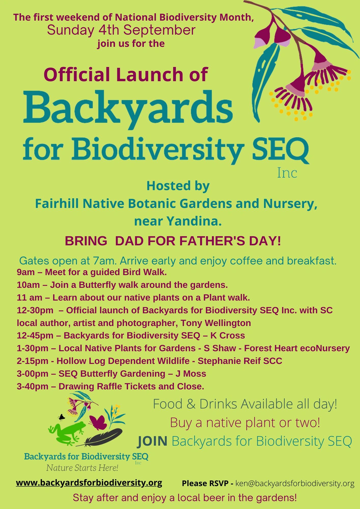 Backyards for Biodiversity SEQ Inc