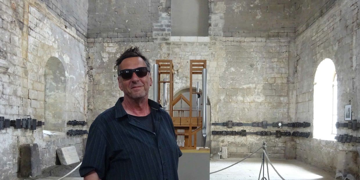 MiE Fielding at the Halberstadt performance of John Cage Organ2/ASLAP