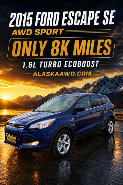 ALASKA WHEELS AND DEALS LLS 

2015 Ford escape low mileage 