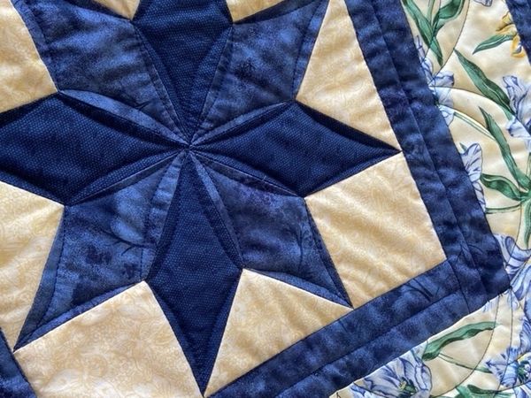Hand guided quilting