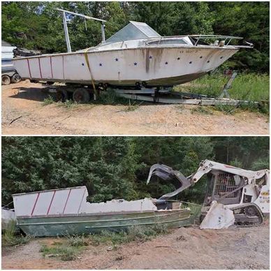 Boat removal and hauling near me junk removal