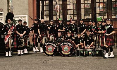 An early photo of that band when we were the "Pierce County Firefighters Pipes & Drums"