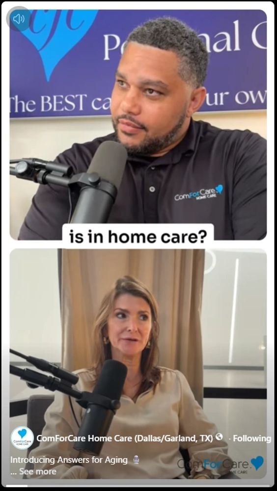 Laura Smithen &Trae Jacobs, both owners of ComForCare Home CareDFW area, talk resources for aging.