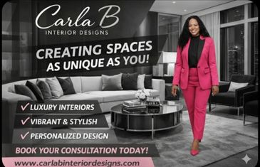 Thank You For Visting Carla Interior Designs.I look forward to designing your Projects.  See YouSoon