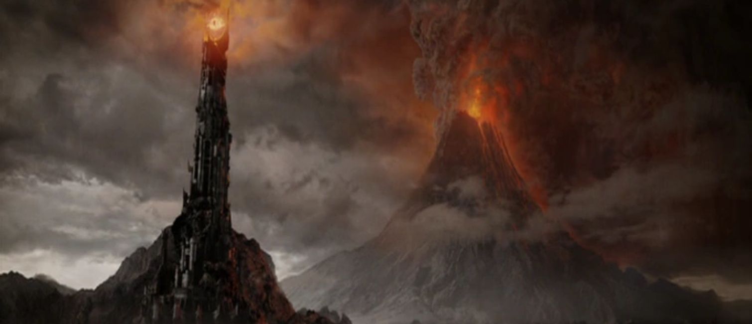 Eye of Sauron and Mt Doom