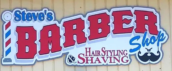 Steve's Barber Shop Logo