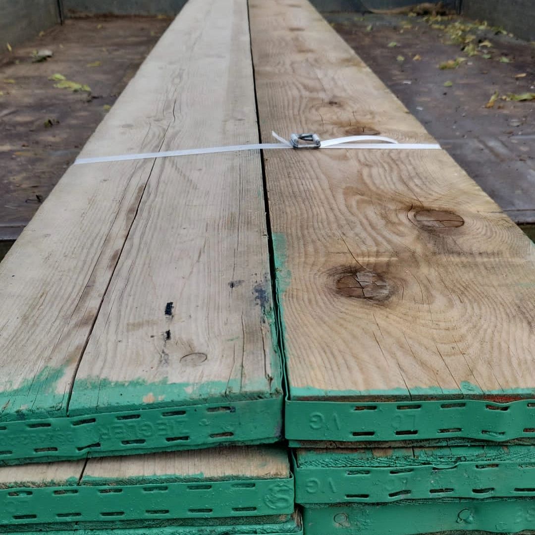 Reclaimed scafold boards from Northamptonshire Wood Recycling