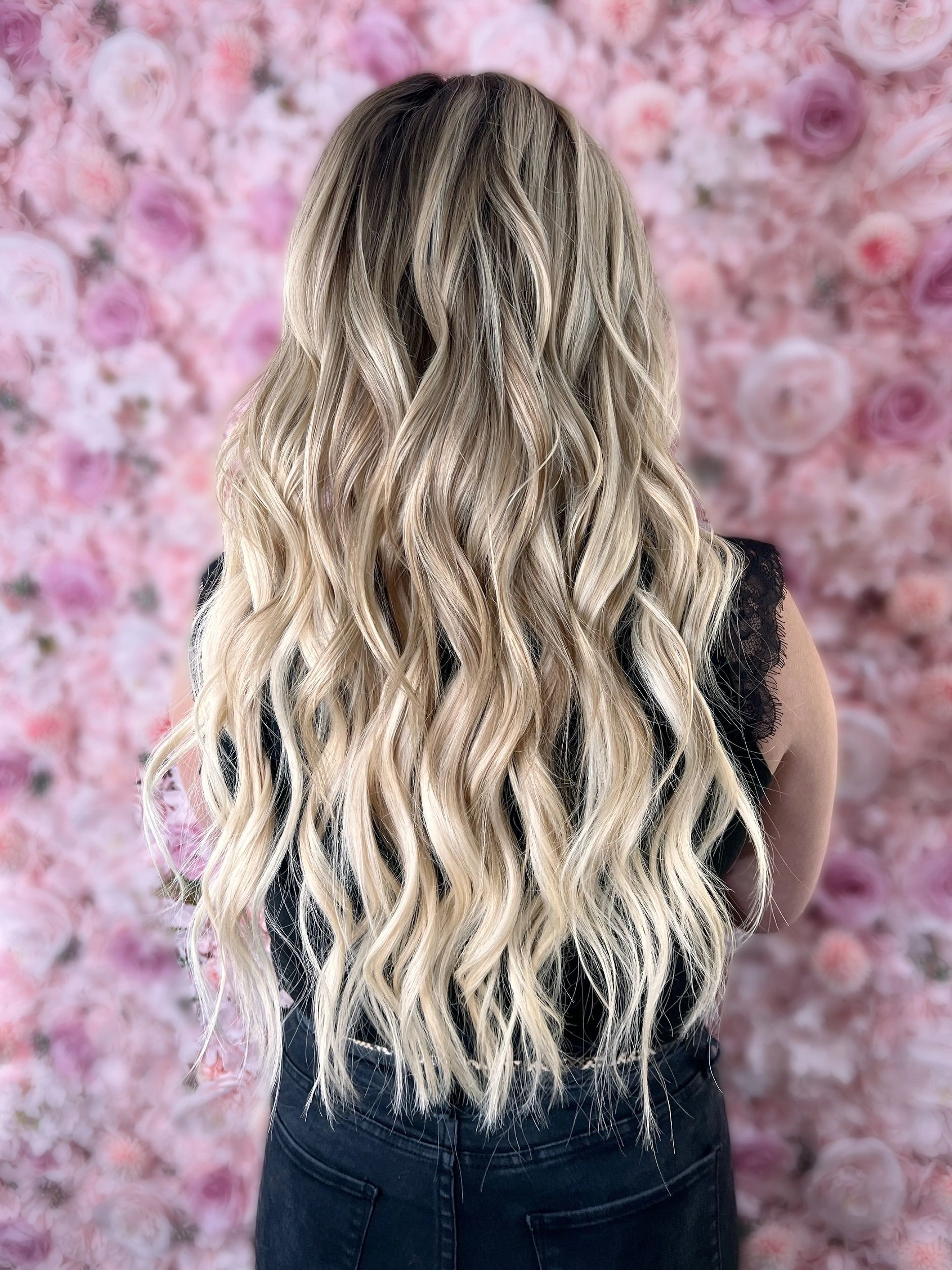 Hand tied hair extensions, hand-tied hair extensions, best salon fort myers, Bellami 