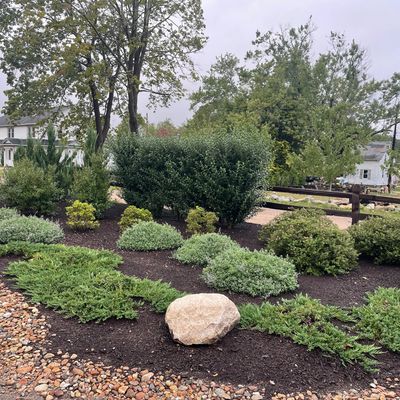 Landscape Planting in Narragansett, Rhode Island.