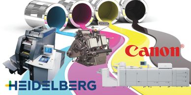 Heidelberg, Canon, Offset Press, Copier, Windmill, Collator