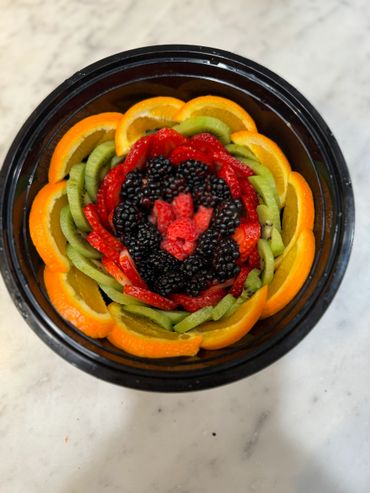 Fresh fruit custom bowl