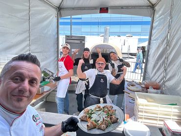 Live at pizza fest Los Angeles 
Downtown la