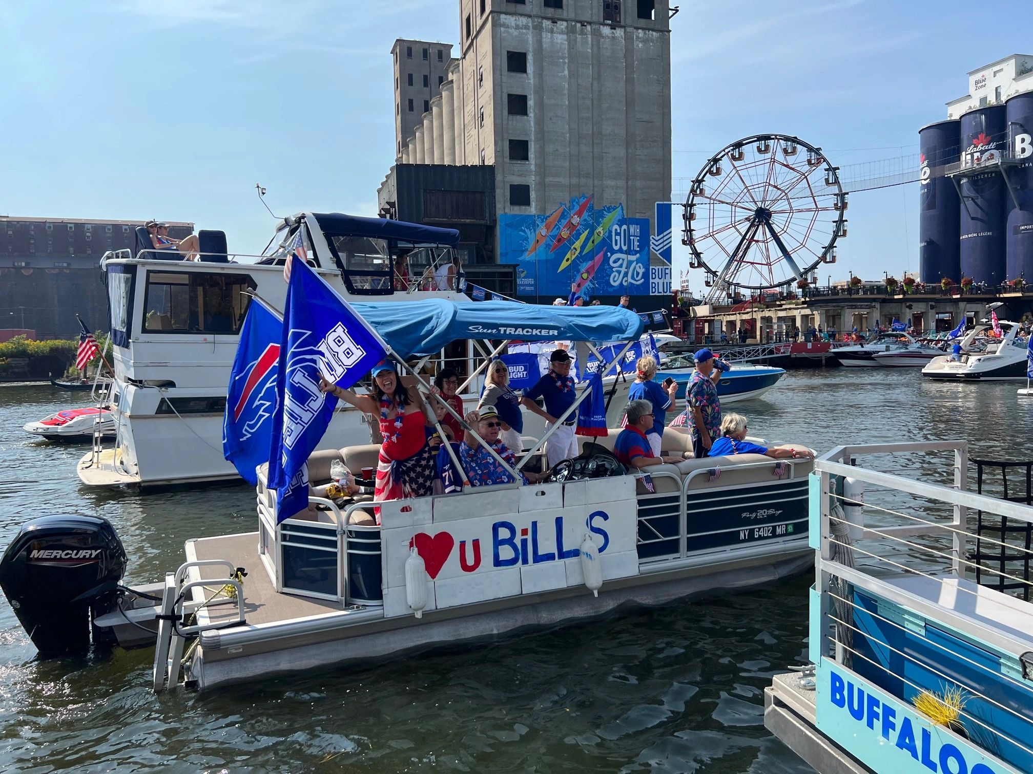 Bills Mafia Boat Parade