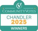 Winners Badge for Community Votes Chandler 2025 winner for Occupational Therapy