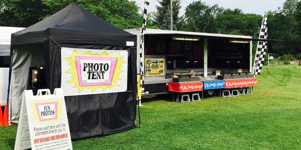 Our PHOTO TENT provides all of the fun of a photo booth at any indoor or outdoor event.