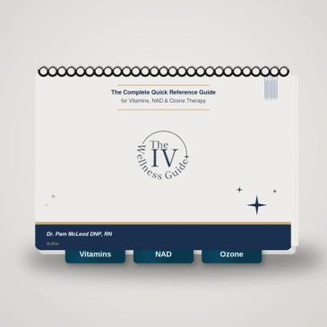 Quick reference guide for vitamins, NAD, and ozone therapy.