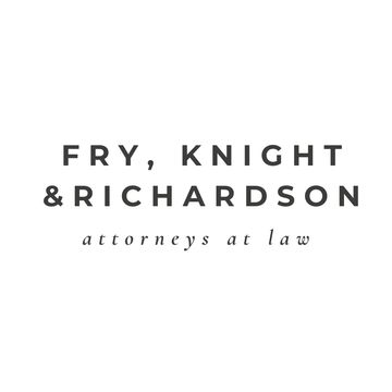 Logo for Fry, Knight &amp; Richardson law firm.