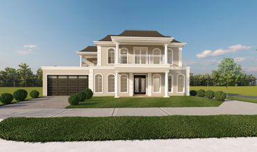 2 storey classical design house