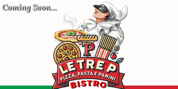 Logo for Letrep Bistro, an Italian eatery coming soon.