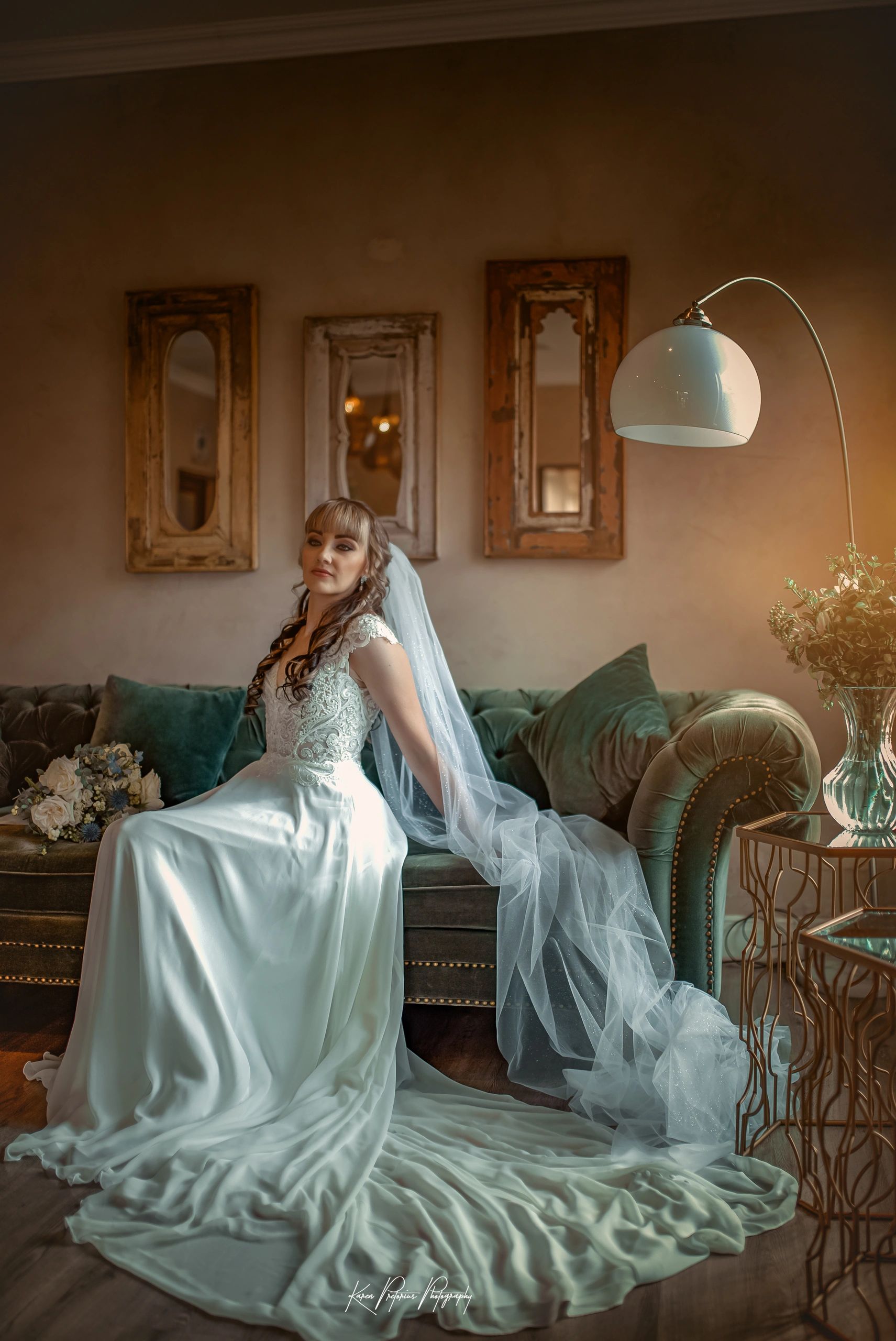 Beautiful Bridal Portrait session at Pont de Val Winery