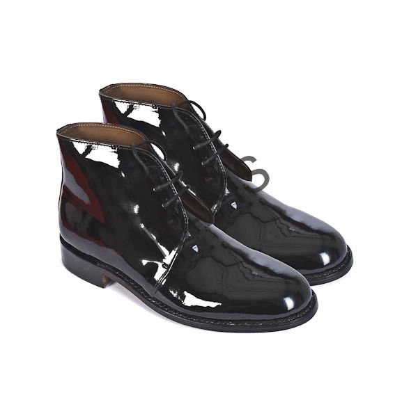 Patent Leather George Boots