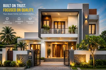 Modern house with quality construction focus.