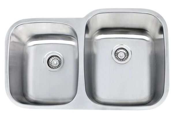 "40/60" undermount kitchen sink