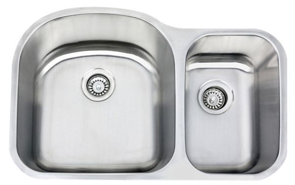 Mounting Clips; 9"/7", 16-18G, 31-3/8" x 20-1/2", 18 gauge brushed, 304 18/8 chrome/nickel, 3-1/2" s