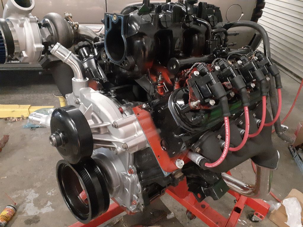 Chevy 5.3. Forged Internals, High Perf Cam, Turbo, and Nitrous