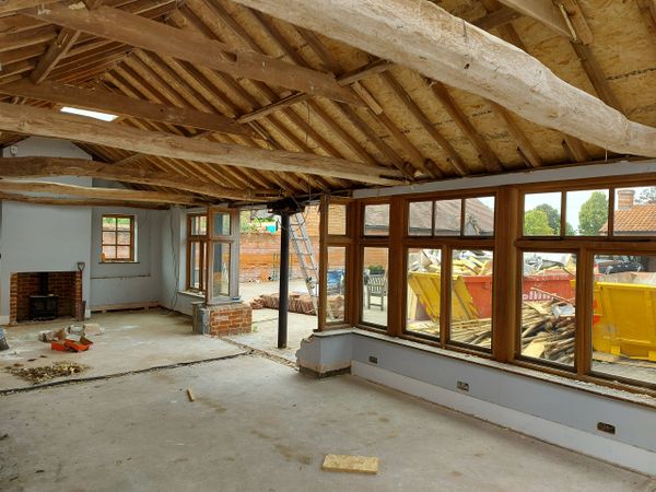 Barn conversion during conversion works