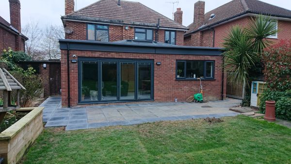 Kitchen & dining room extension. Structural engineer based in Suffolk.