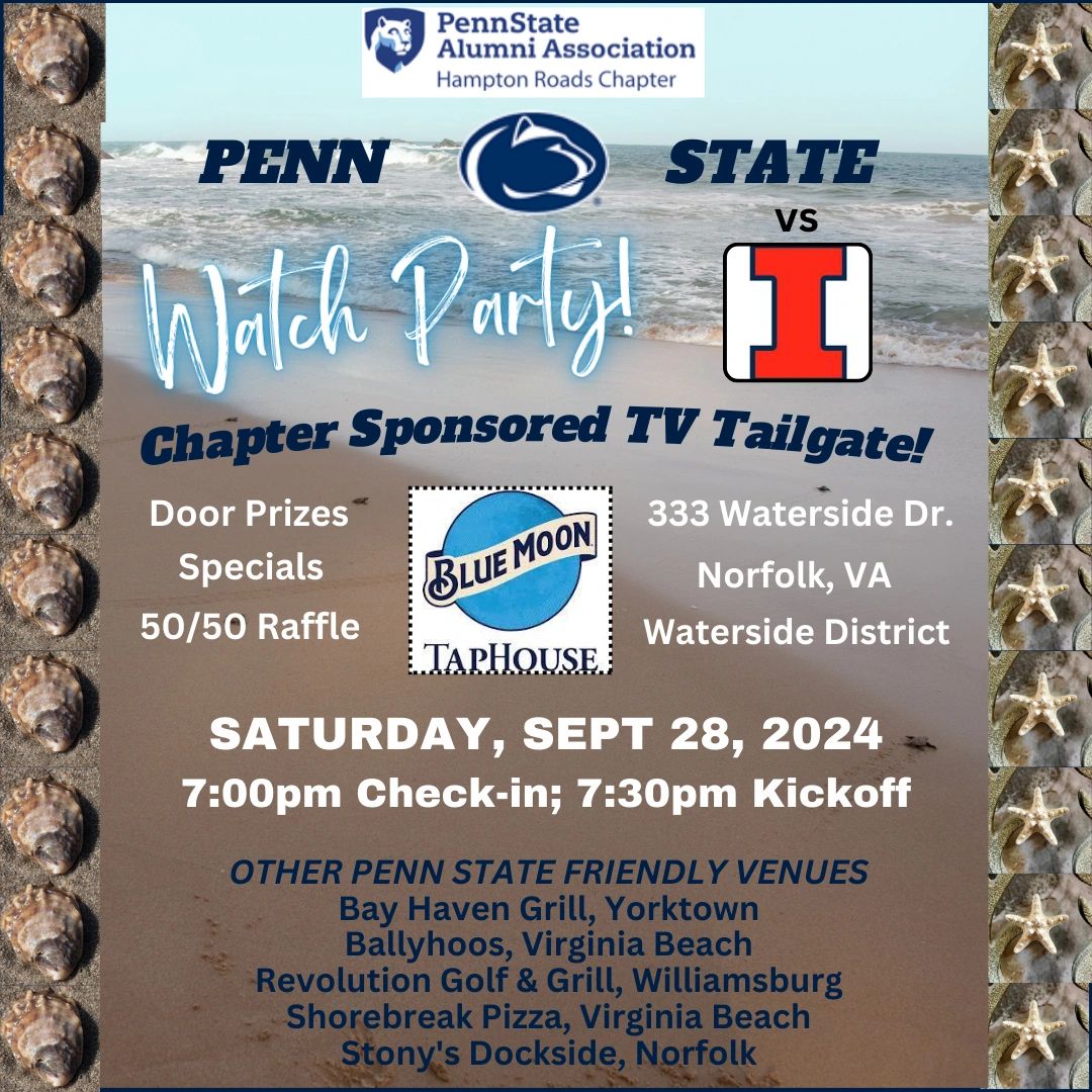 Chapter Sponsored Watch Party- First one of the Season, image size:1080x1080